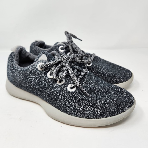 Allbirds Womens Wool Runners Gray Sneakers Size 7 Low Top Lace Up Casual Shoes - Picture 1 of 9